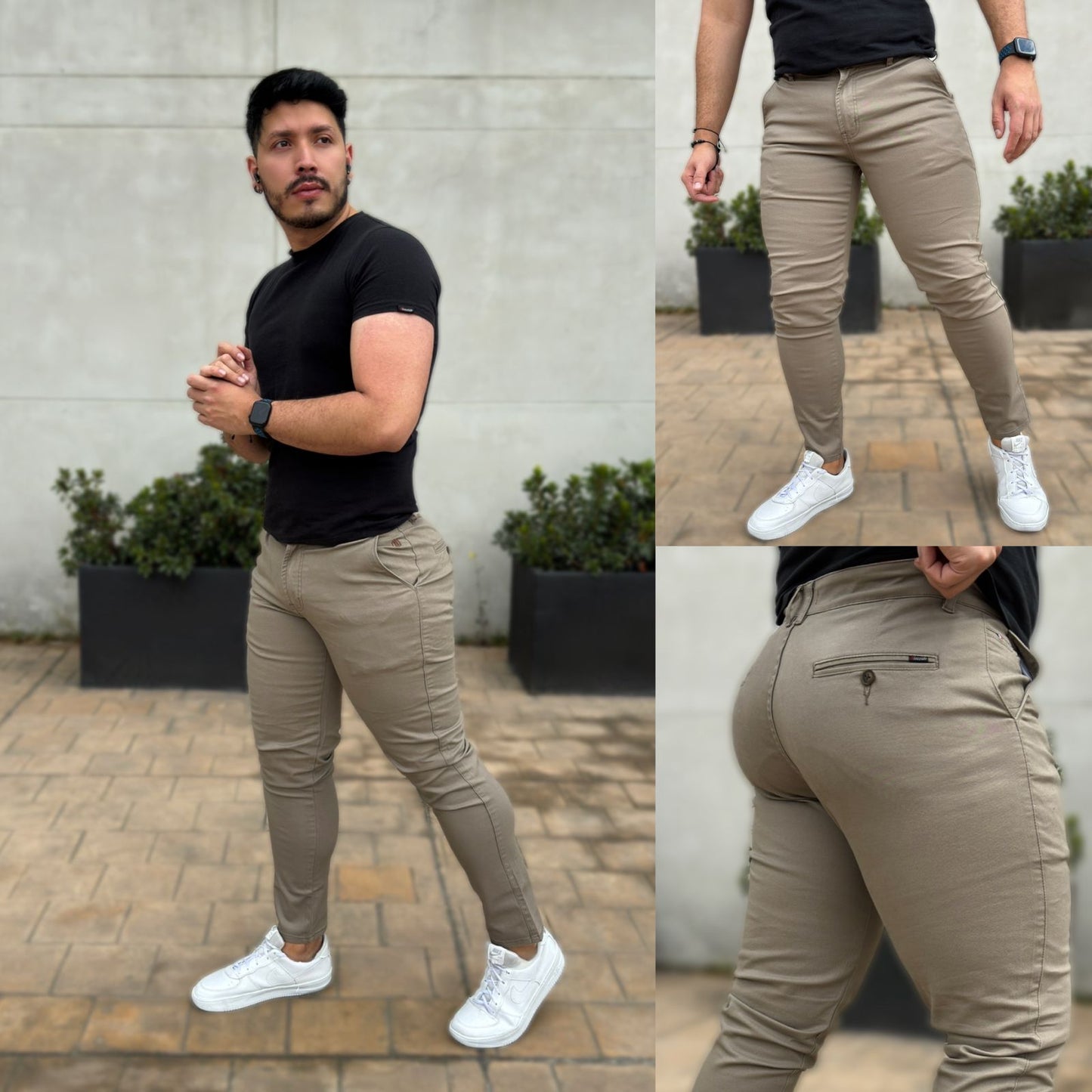 Pantalón Dril Confort Camel