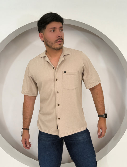 Camisa Oversize Beige