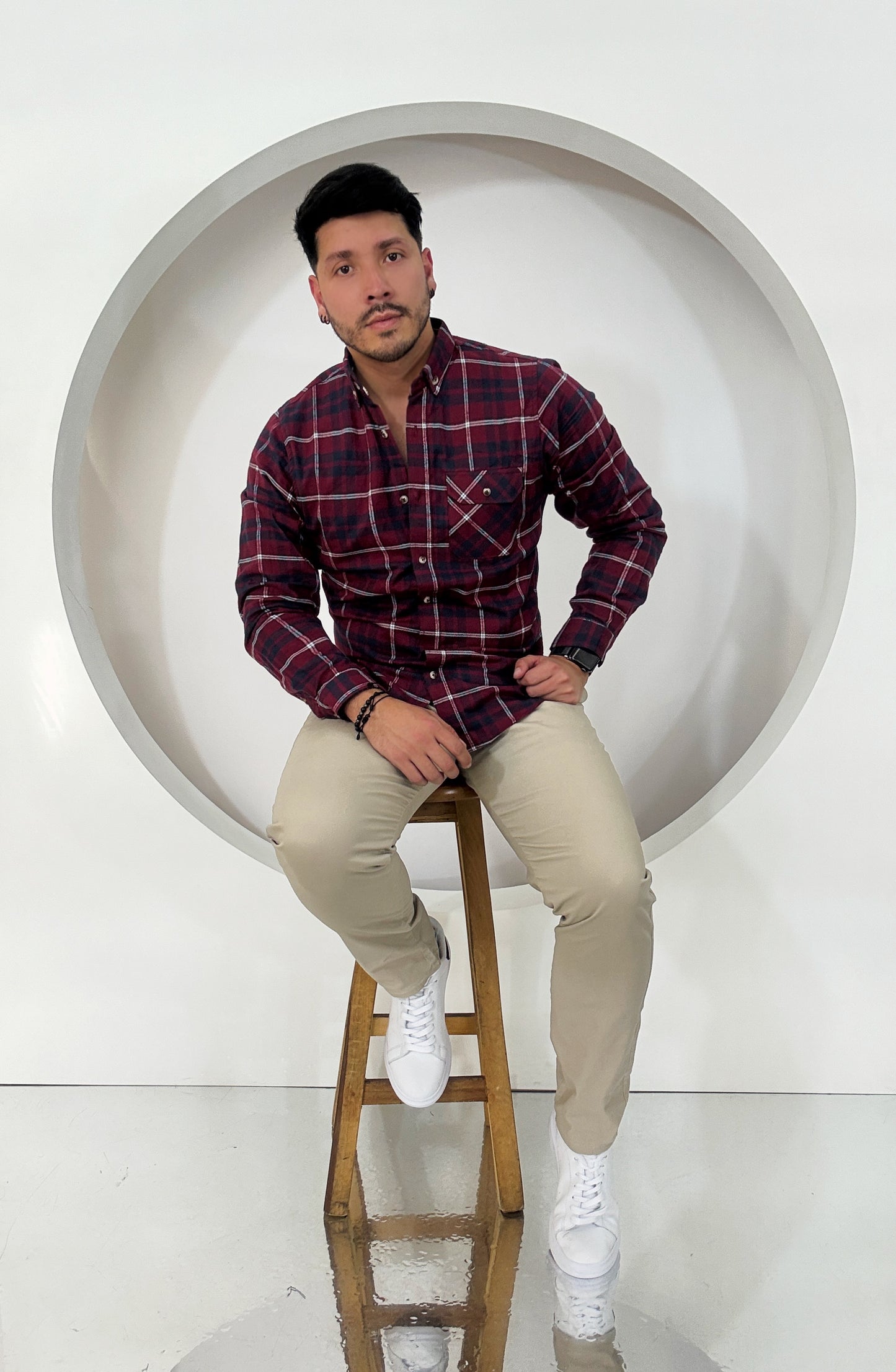 Pantalón Dril Confort Beige