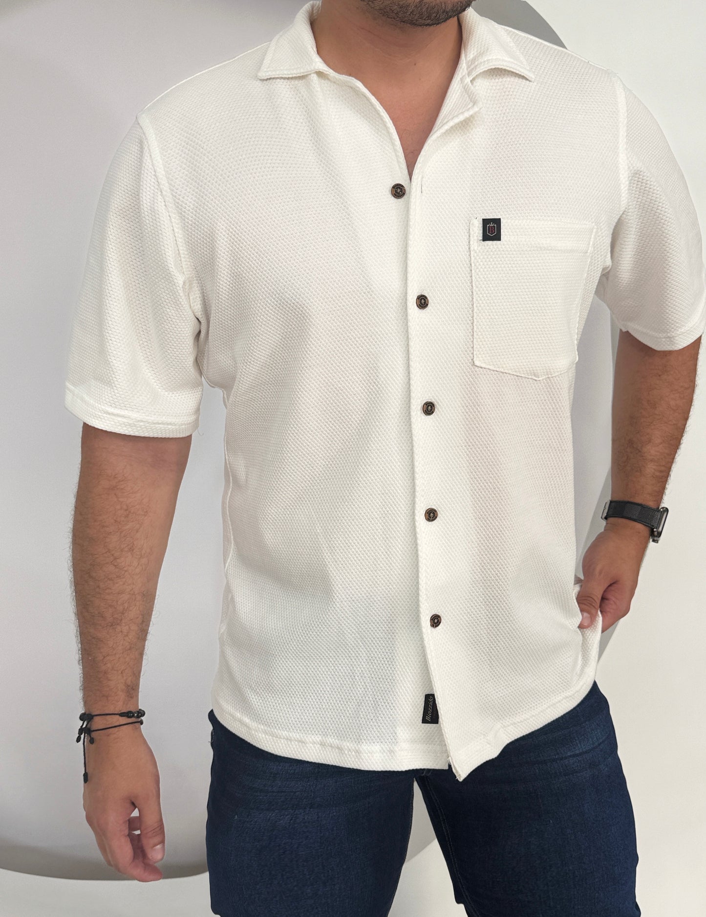 Camisa Oversize Marfil