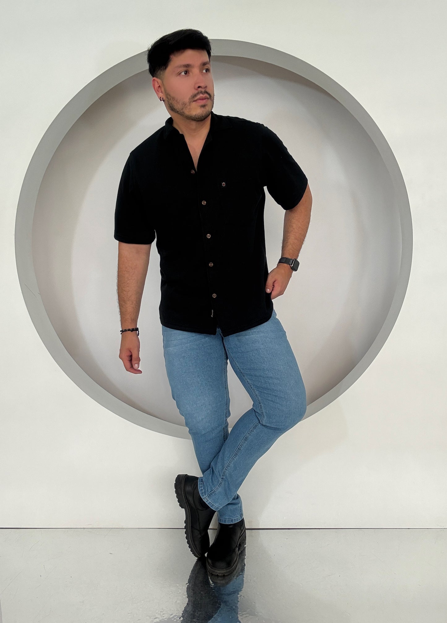 Camisa Oversize Negro