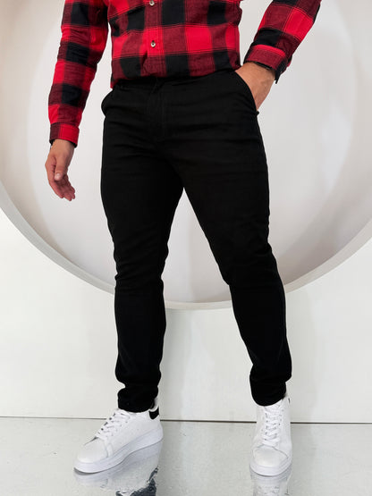 Pantalón Dril Confort Negro