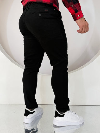Pantalón Dril Confort Negro